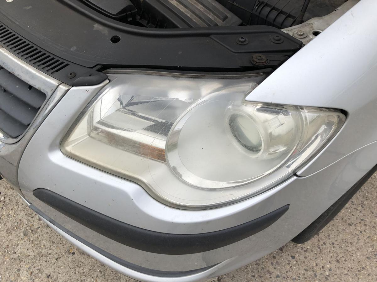 VW Touran 1T 1T2 GP Scheinwerfer links OEM Tr&uuml;b Frontscheinwerfer Halogen ab06