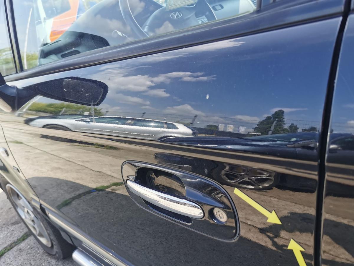 Hyundai Trajet FO Tür Autotür Fahrertür Rohbautür vorn links EB Ebony Black