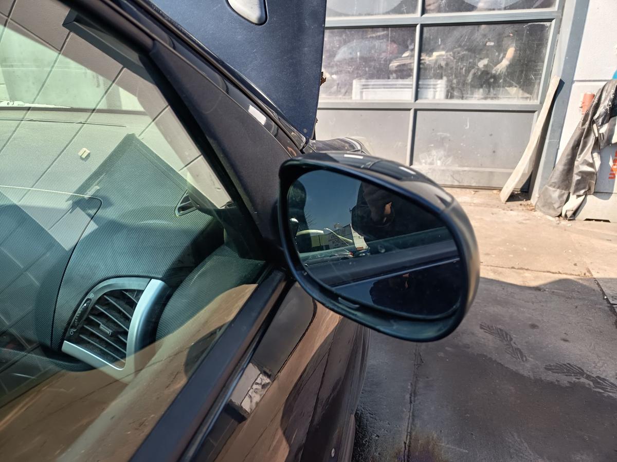 Peugeot 206+ original Au&szlig;enspiegel rechts elektrisch KTV Perla Schwarz Bj 2009