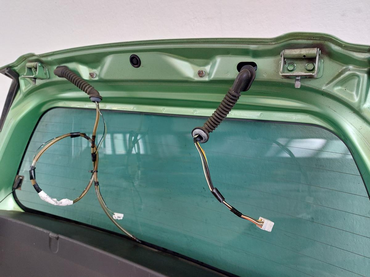 Opel Agila B Typ FXB Heckklappe Heckscheibe Kofferklappe Heckdeckel hellgr&uuml;n