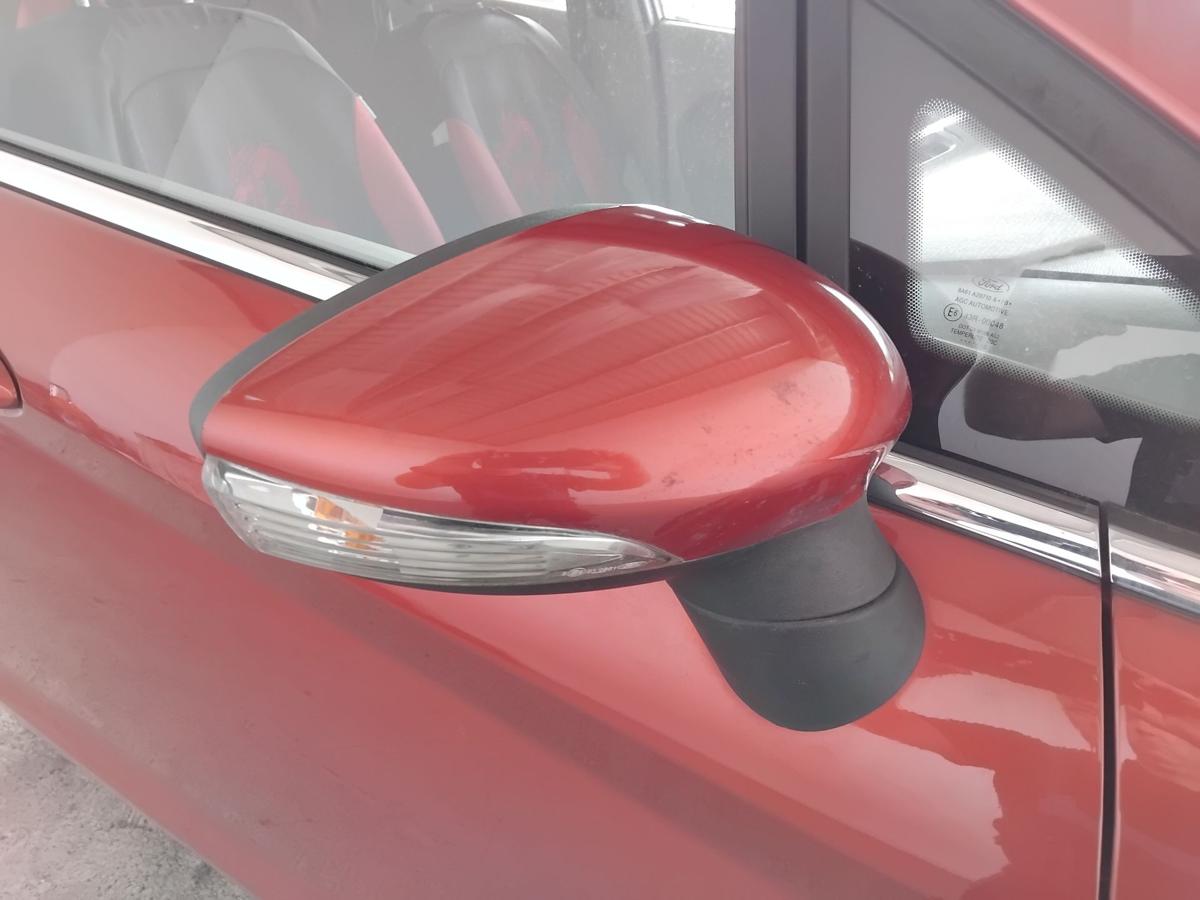 Ford Fiesta JA8 orig Au&szlig;enspiegel rechts elektrisch anklappbar BJ2010 tangorot