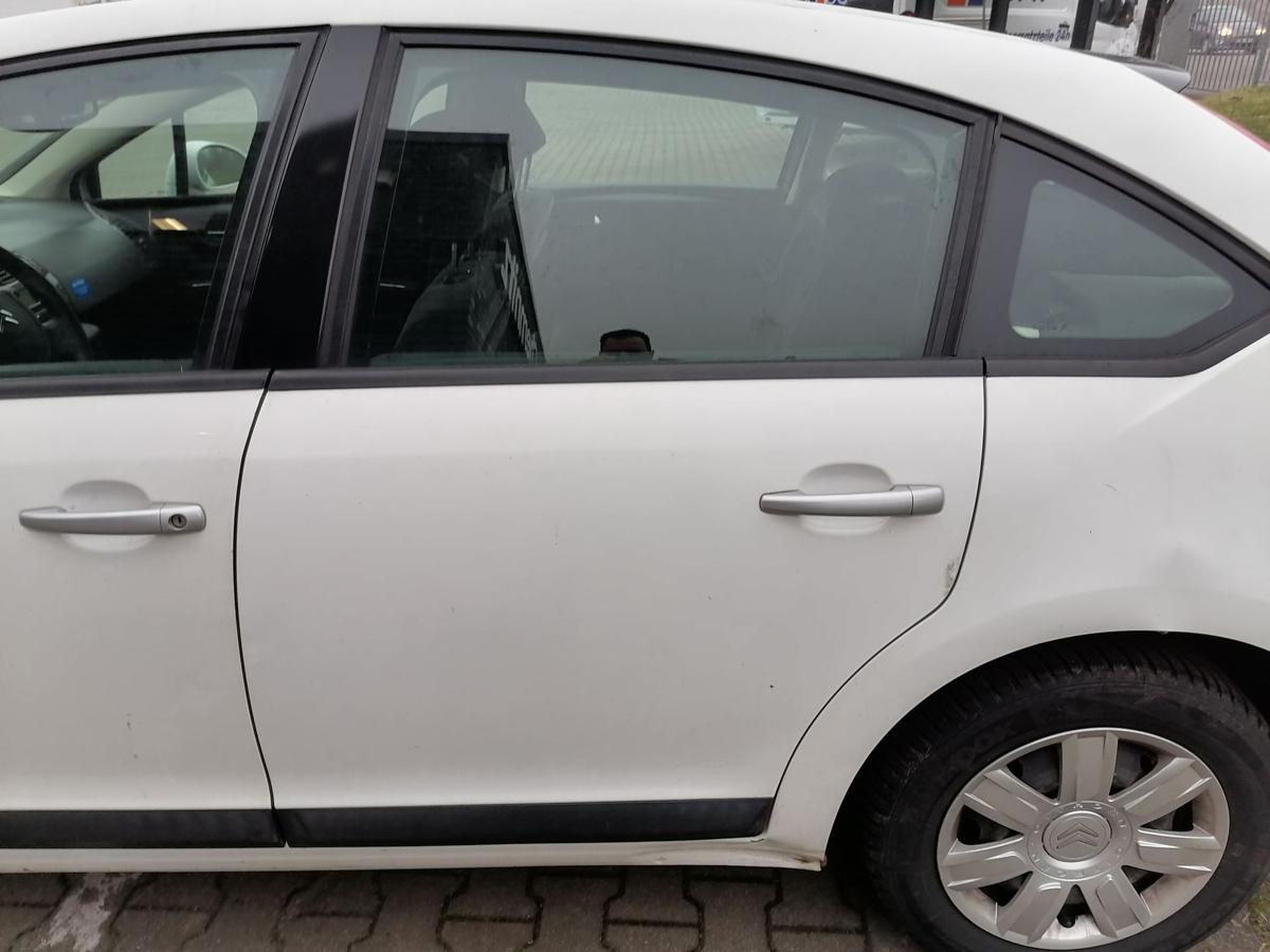 Citroen C4 original Tür hinten links EWP Weiss Banquise Rohbau Bj.2009