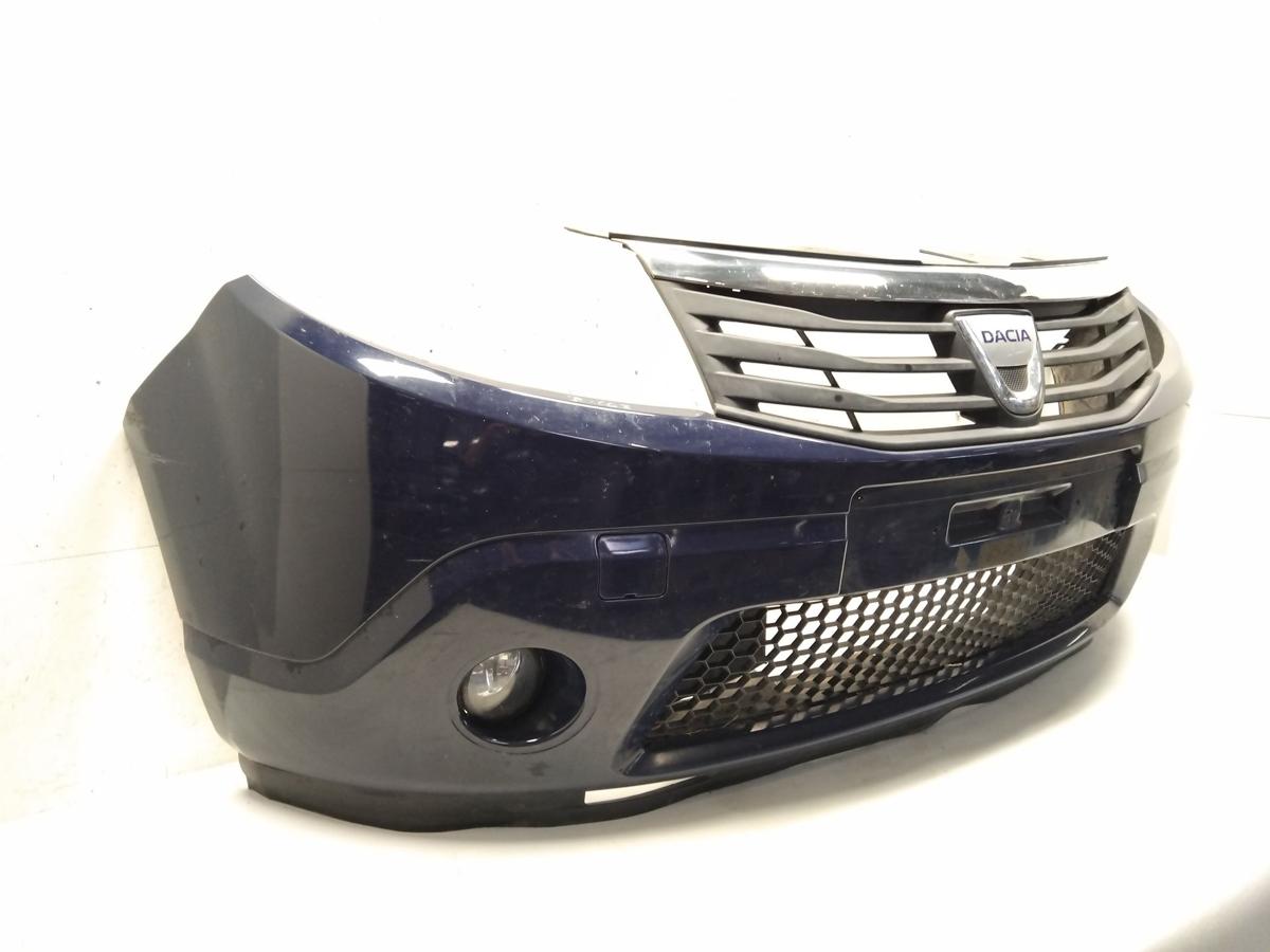 Dacia Sandero SD original Stossf&auml;nger Sto&szlig;stange vorn dunkelblau BJ2010