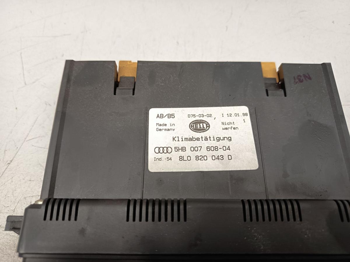 Audi A3 8L original Heizungsbet&auml;tigung Klimabedienteil 8L0819045A Bj 1998
