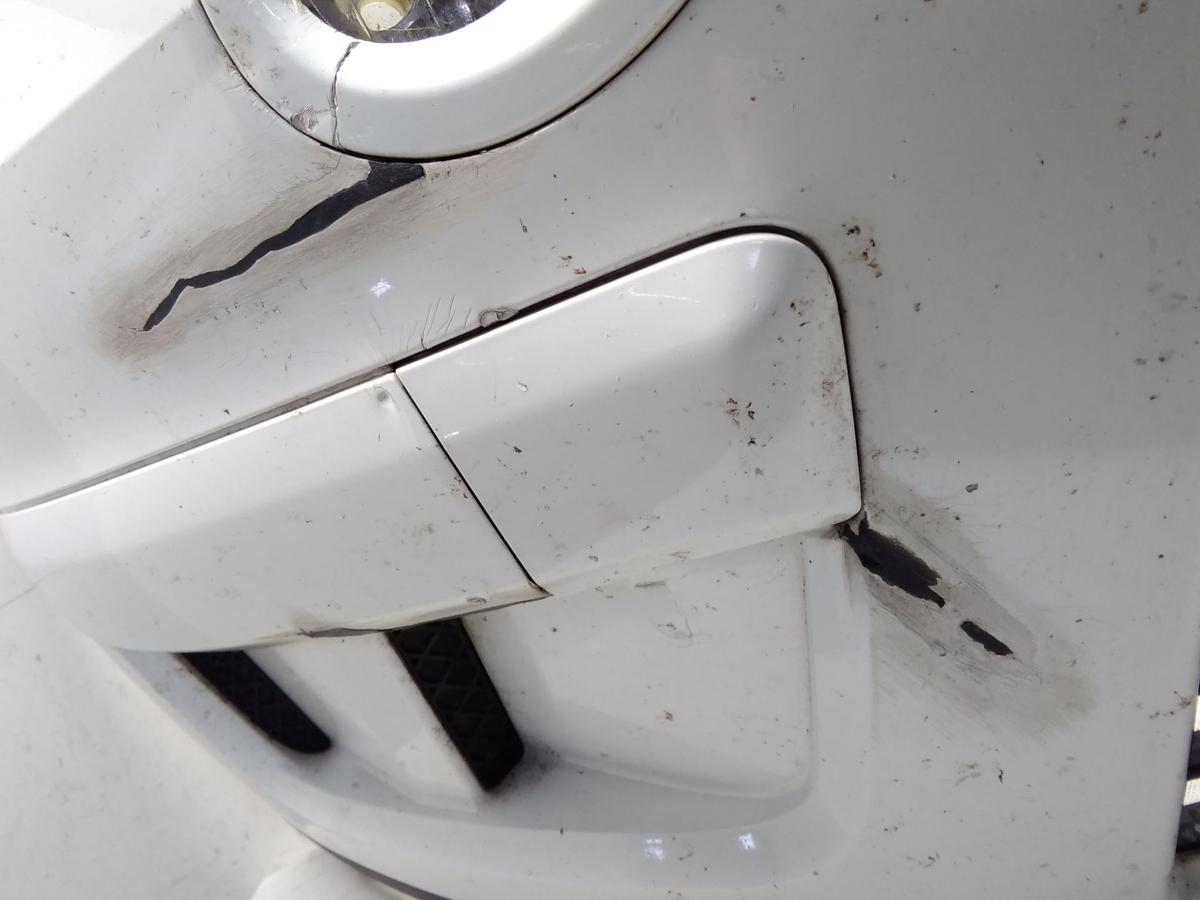 Ford S-Max 1 WA6 orig.Stoßfänger Stoßstange vorn frostweiß beschädigt BJ2008