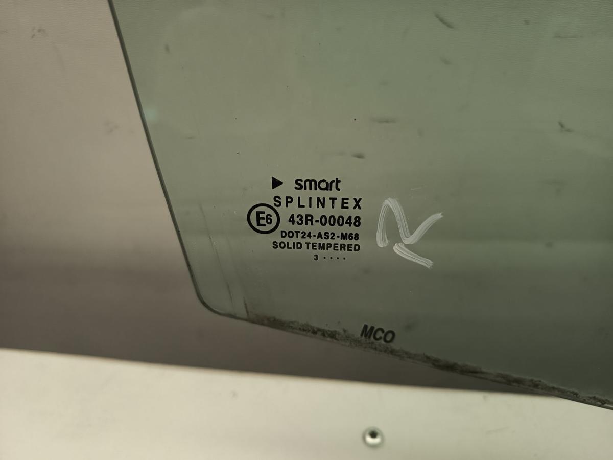 Smart Fortwo 450 Cabrio original T&uuml;rscheibe rechts Beifahrerfenster Bj 2004