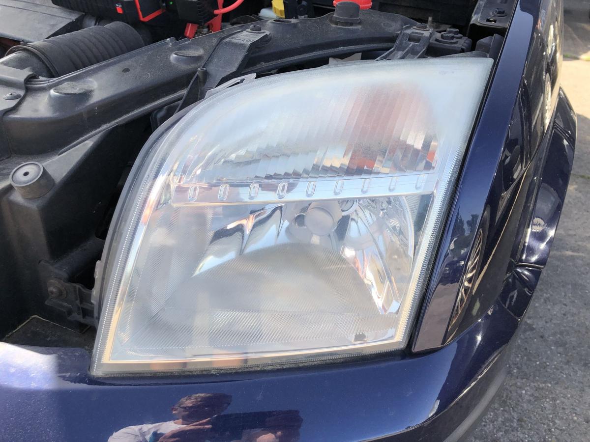 Ford Fusion JU2 Scheinwerfer links Hauptscheinwerfer Halogen Tr&uuml;bung 02 bis 05