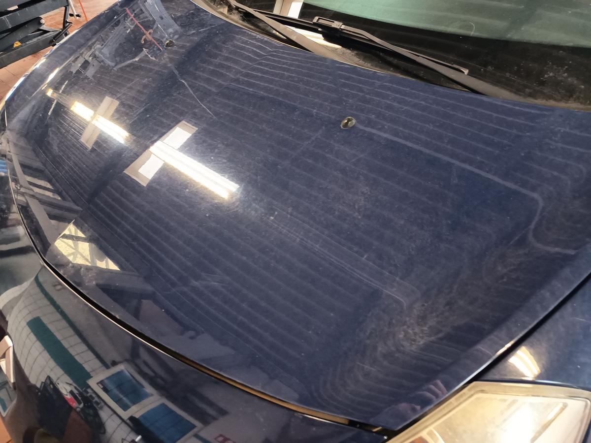 Renault Clio III original Motorhaube OV460 K&ouml;nigsblau / vor Facelift bis 05/2009