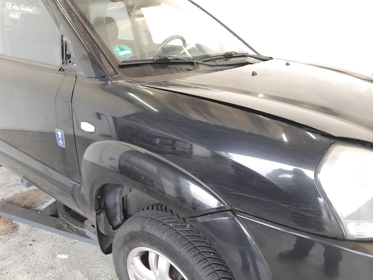 Hyundai Tucson JM original Kotfl&uuml;gel vorn rechts schwarz EB mit Beplankung BJ06