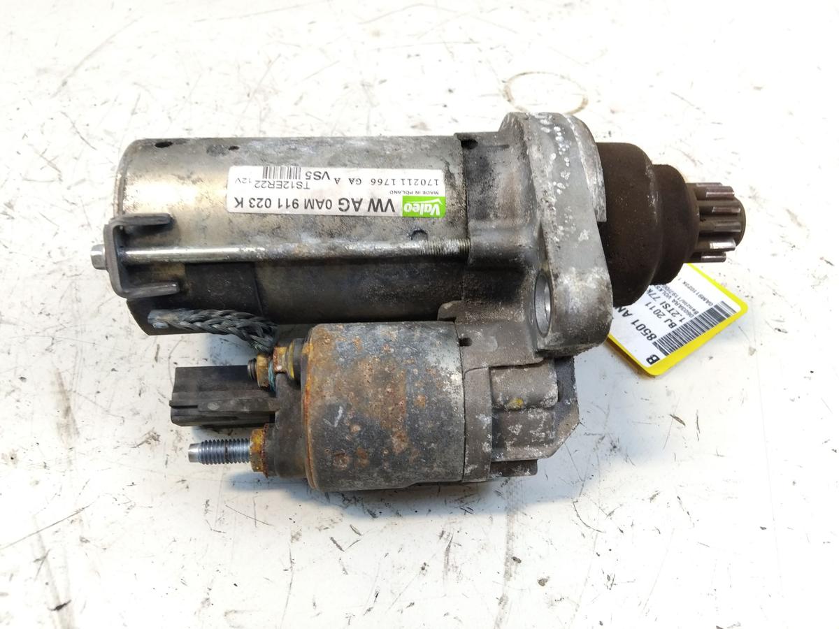 VW Polo 6R original Anlasser Starter 0AM911023K Valeo 1.2TSI 77kw DSG BJ2011