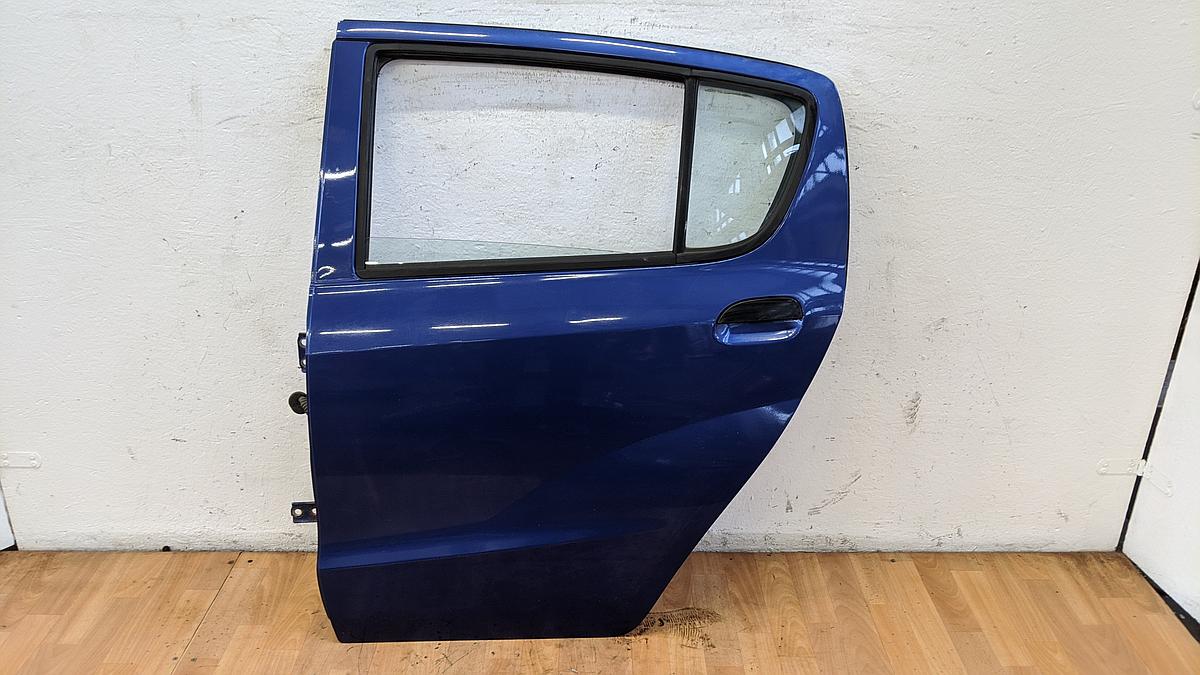 Daihatsu Cuore L276 Tür hinten links Fahrerseite Hecktür blau