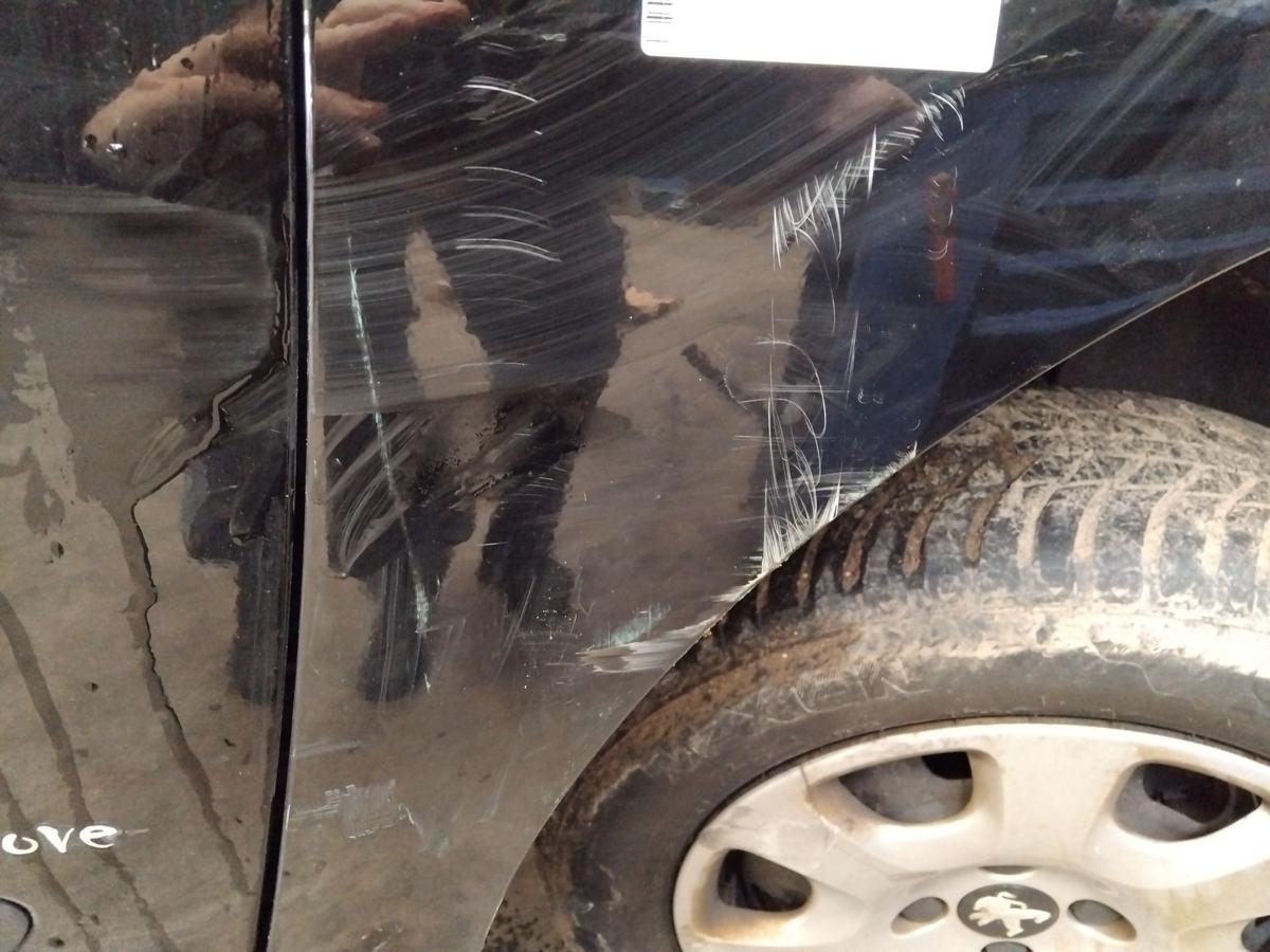 Peugeot 308 I original Kotfl&uuml;gel vorn rechts KTV black perla nera BJ2011