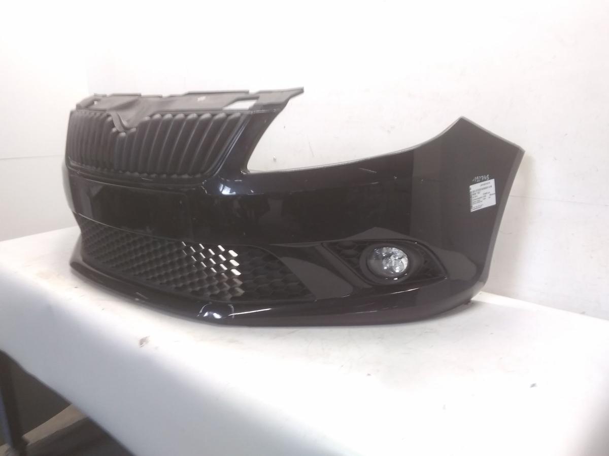 Skoda Fabia 2 RS Facelift Stoßfänger Stoßstange vorn Blackmagic LF9R BJ2014