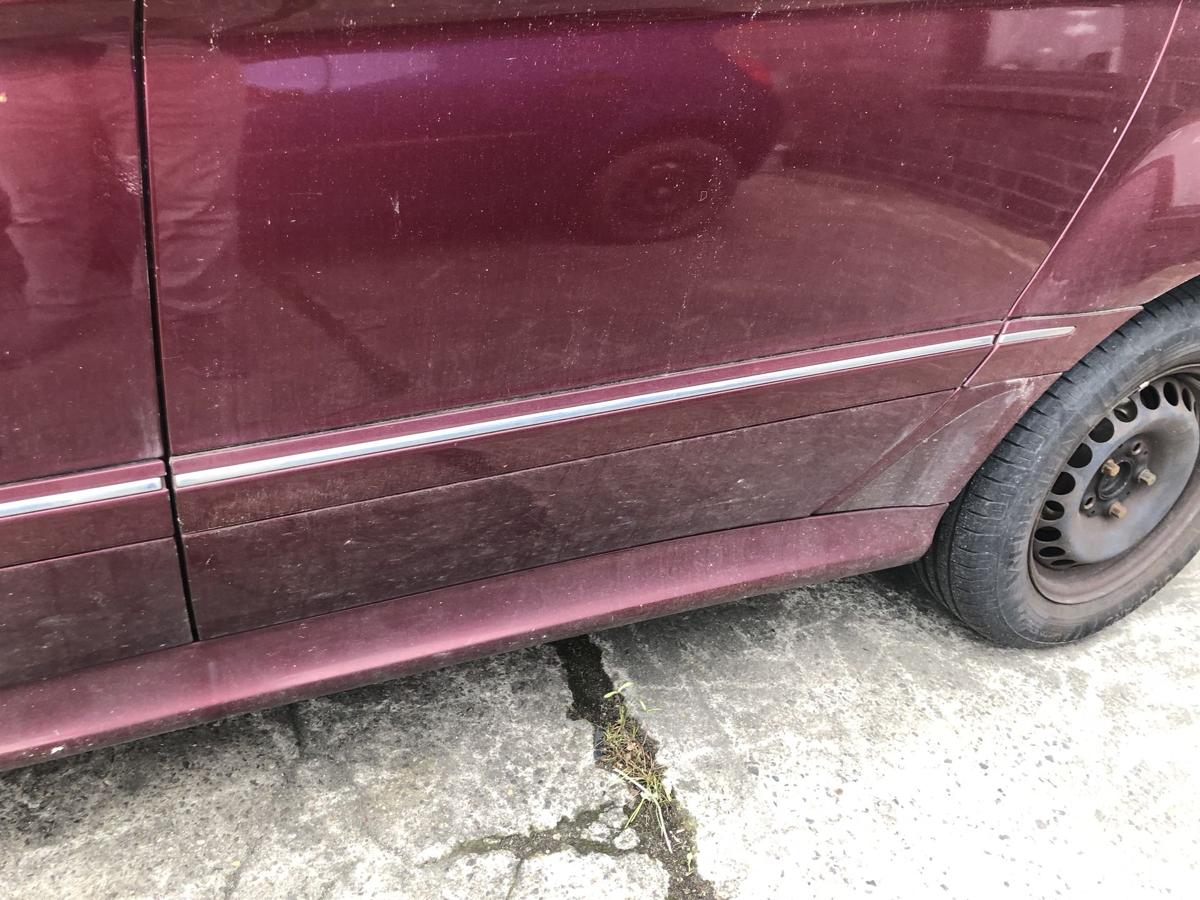 Mercedes B Klasse W245 T&uuml;r hinten links Fondt&uuml;r Anrostungen 597 Saturnrotmet.