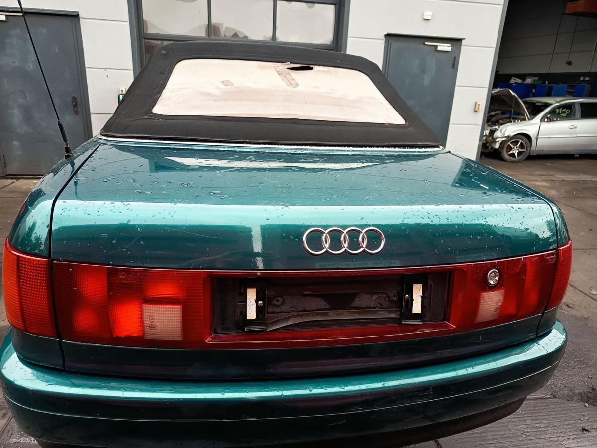 Audi Cabrio B3 8G7 orig Heckklappe Kofferraumdeckel LZ6P Gomera grünmet Bj 1991
