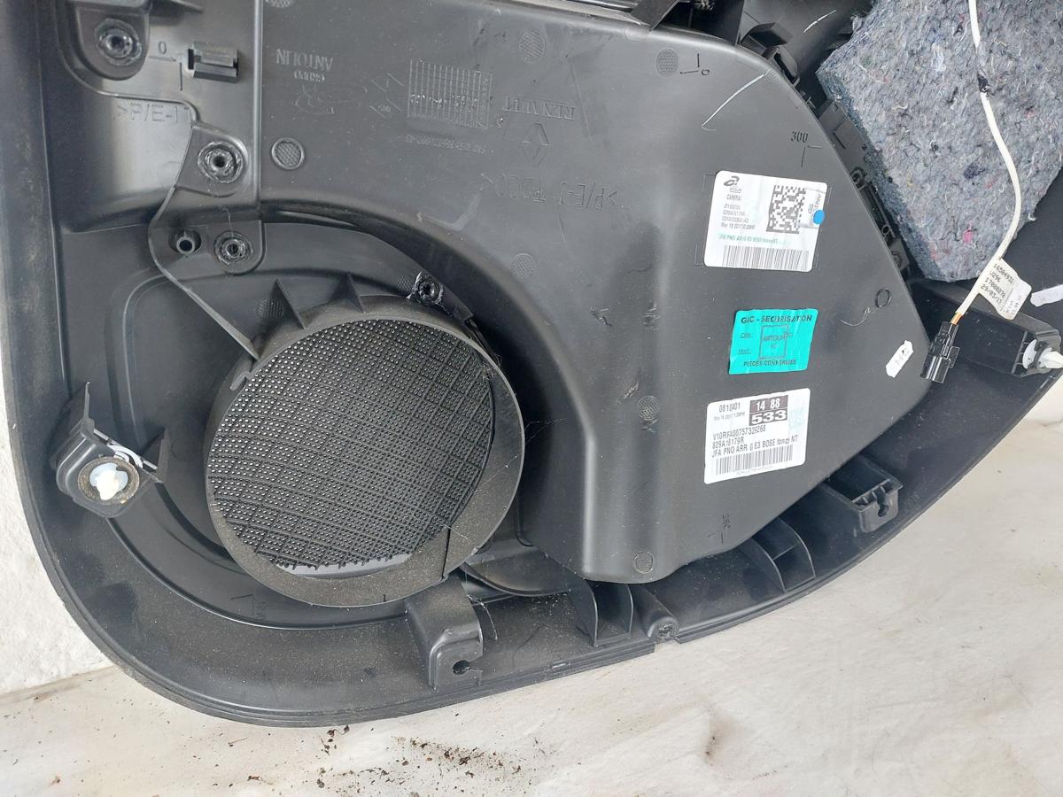 Renault Scenic IV 4 J9 Türverkleidung hinten links Sonnenrollo Fondtür