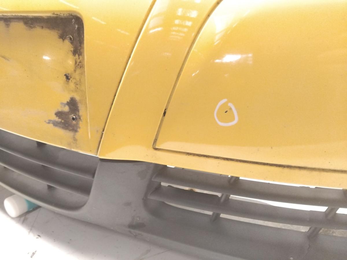 VW Fox 5Z original Sto&szlig;f&auml;nger Sto&szlig;stange vorn imolagelb LY1C Bj.2010