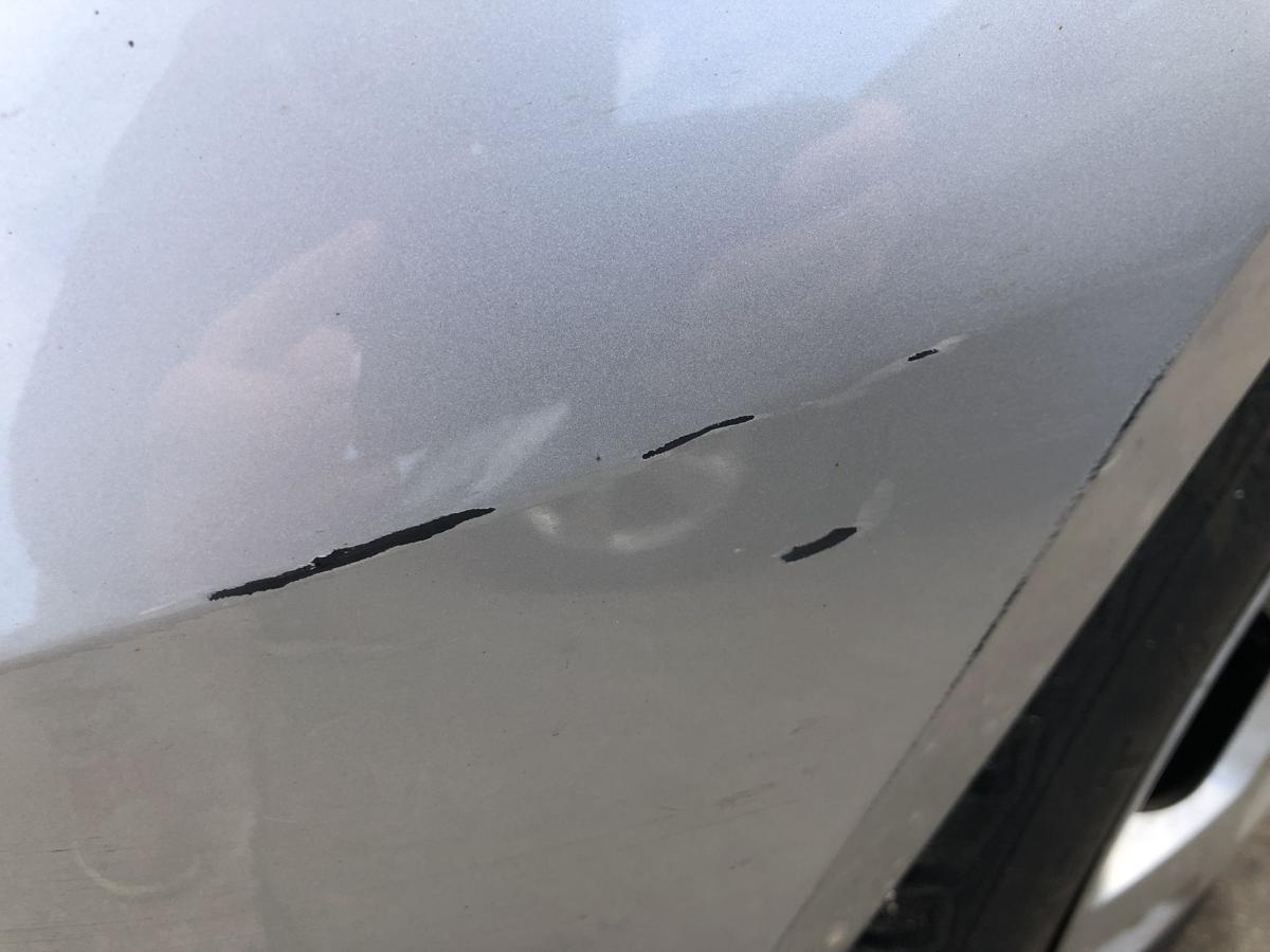 Mercedes W169 A Klasse Mopf Sto&szlig;f&auml;nger vorn Frontsch&uuml;rze Nebel 761 Polarsilber