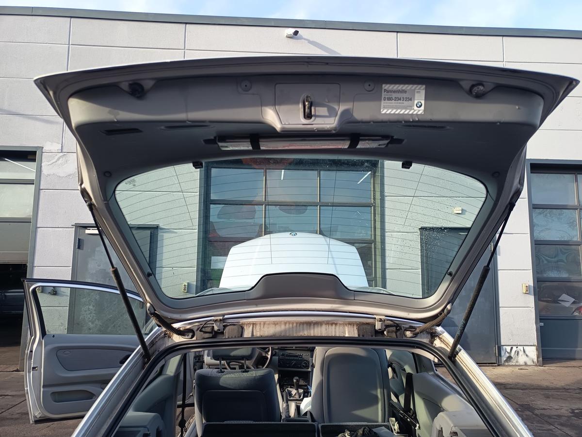 BMW 3er E46 Compact original Heckklappe mit Scheibe 354 Titansilber Bj 2002