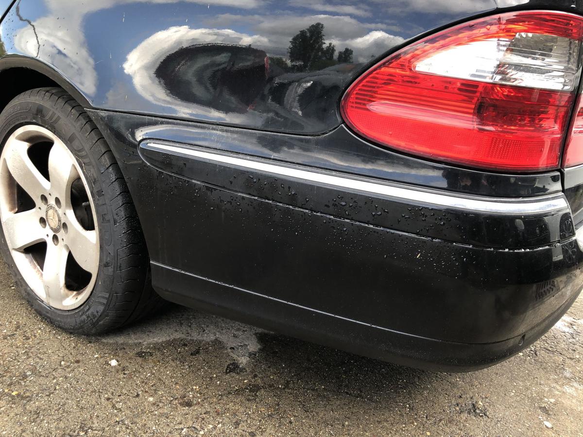 Mercedes E Klasse 211 S211 Mopf Sto&szlig;f&auml;nger hinten Hecksch&uuml;rze mit PDC T-Modell