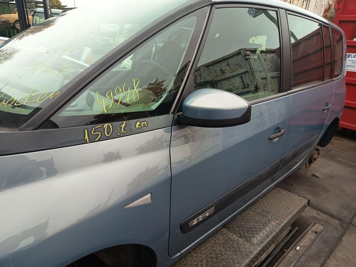 Renault Espace IV JK0/JK1 Bj 2003 original Tür vorn links Fahrer Blue Ted47
