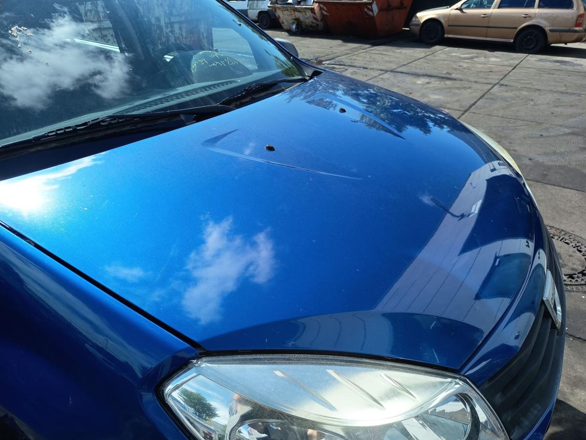Dacia Sandero 1 BS original Motorhaube Klappe Deckel vorn Front TERNA Blue Bj 09