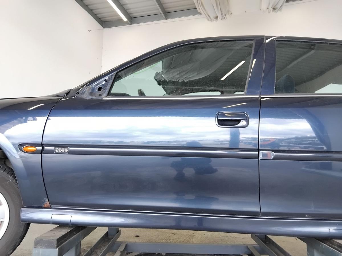 Opel Vectra B T&uuml;r vorn links Fahrert&uuml;r nocturnoblau Z20H Facelift BJ2001