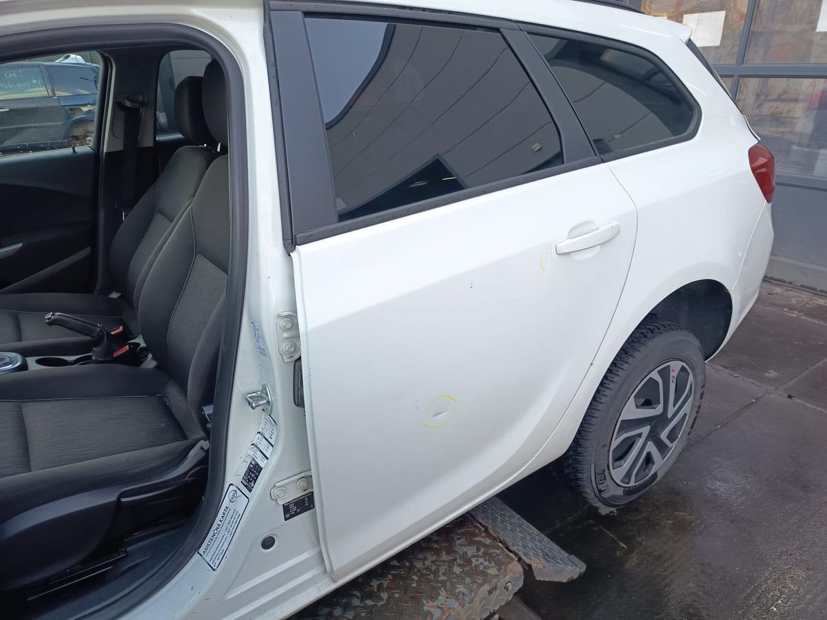 Opel Astra J Sports Tourer original T&uuml;r hinten links Fond Z40R Schneewei&szlig; Bj2013