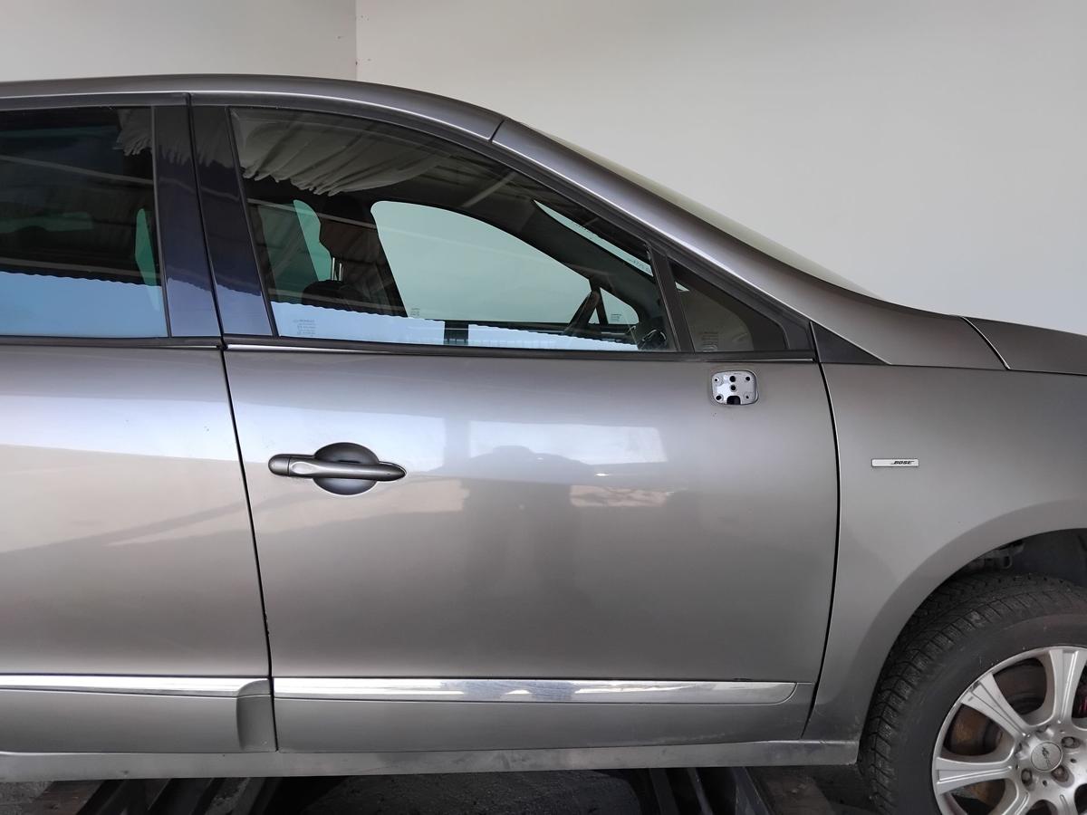Renault Grand Scenic III T&uuml;r vorn rechts Beifahrert&uuml;r TEKNG Gris Cassiop&eacute; BJ2012