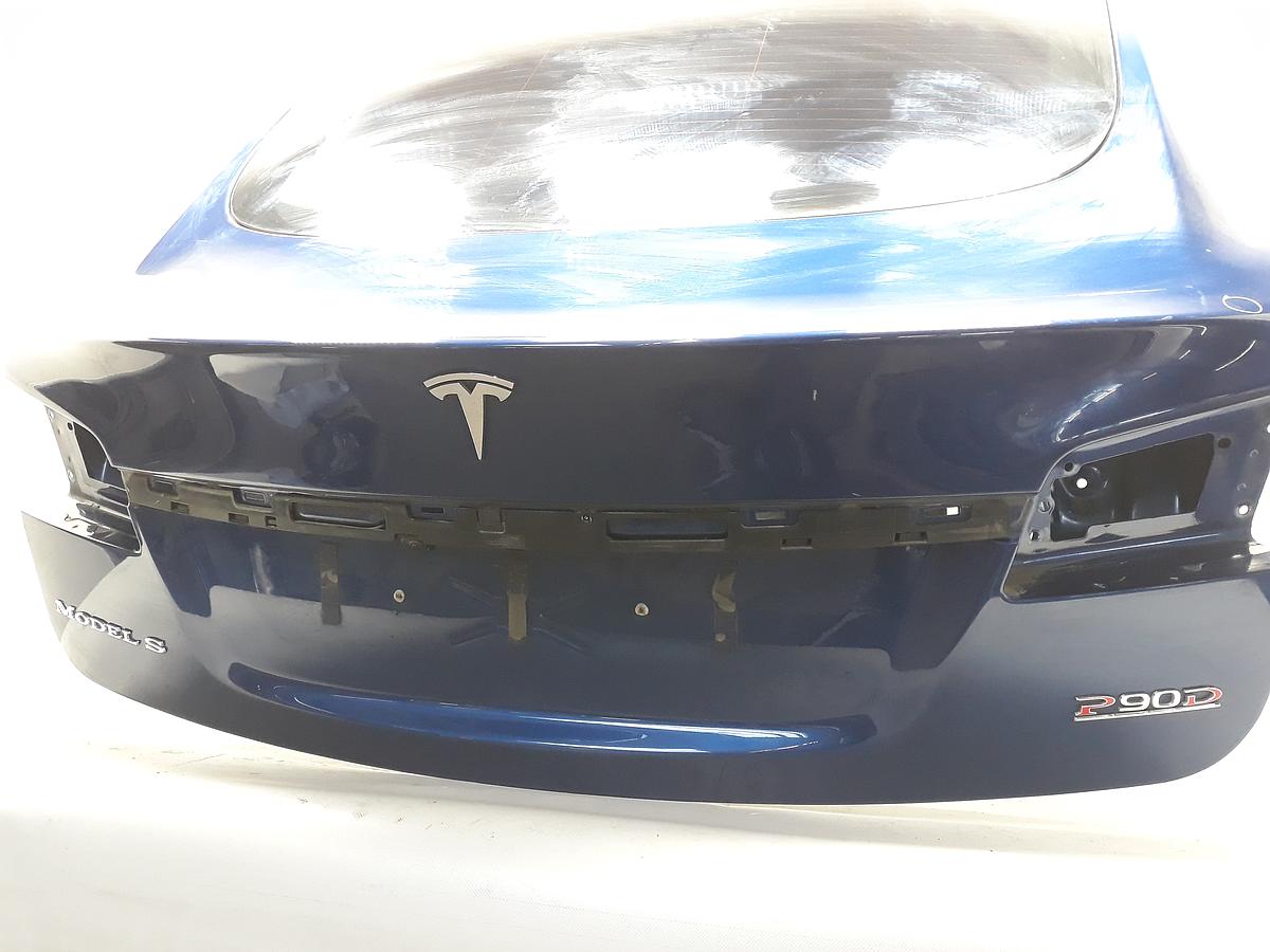 Tesla Model S original Heckklappe mit Heckscheibe blaumetallic PPSB Bj.2015