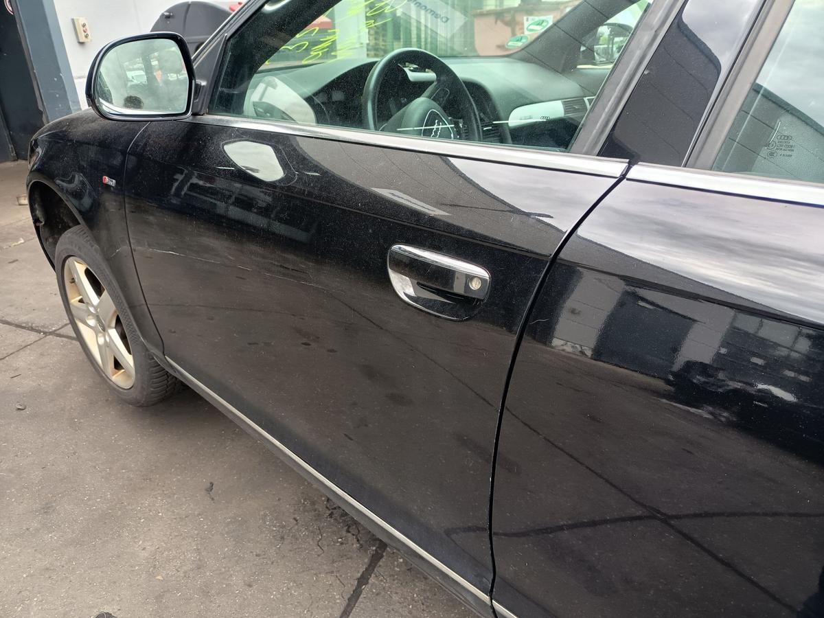 Audi A6 4F Quattro S-Line orig Tür vorn links Fahrerseite Ly9B Brilliantschwarz met. Bj 2010
