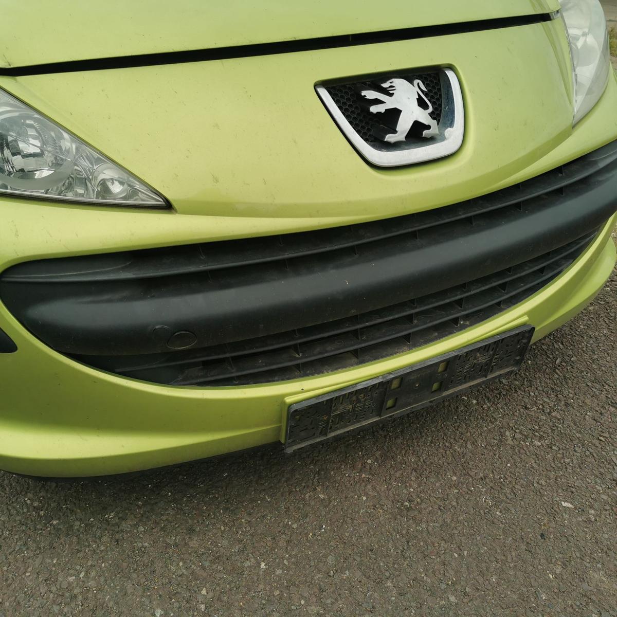 Stossfänger Stossstange Bumper vorn KAR Gelb Lacerta Peugeot 207 W TEXT BILDER