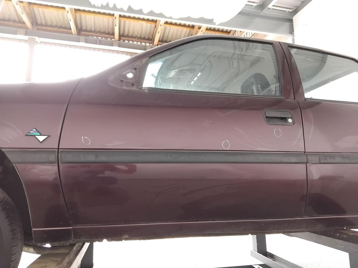 Opel Vectra A Tür vorn links Fahrertür rotbraunmetallic 69L riojarot BJ1994