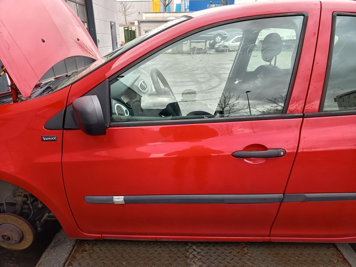 Renault Clio III original T&uuml;r vorn links Fahrer 727 Spanischrot Bj 2012