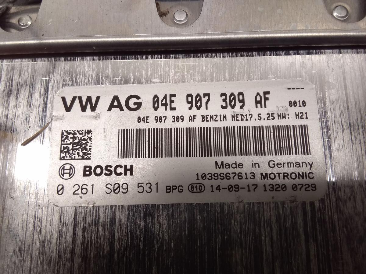 VW Golf Sportsvan Motorsteuerger&auml;t 1.2TSI 81kw CYVB 0261S09531 Bj.2014