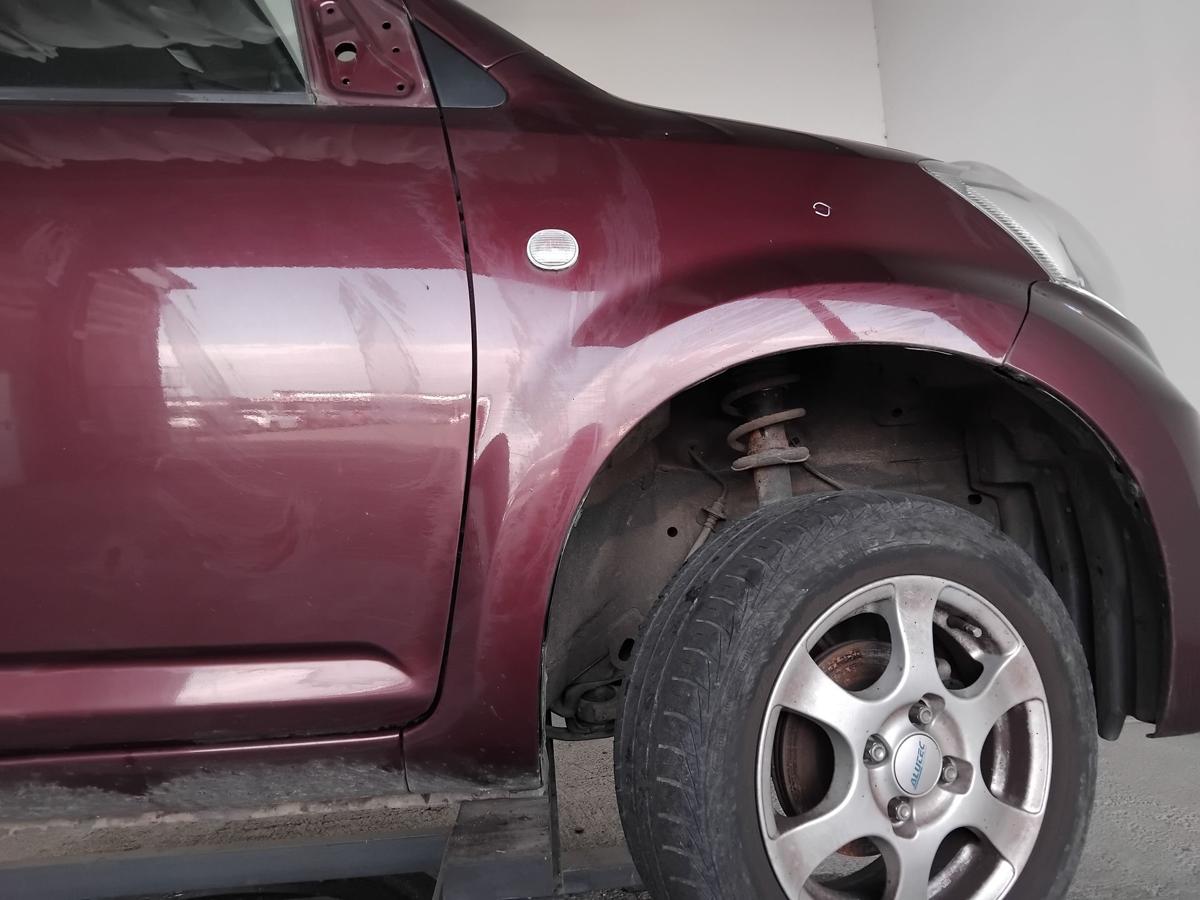Subaru Justy 4 M300F Sirion 2 M300 original Kotflügel vorn rechts BJ2008 R56 Maroon brown perl.