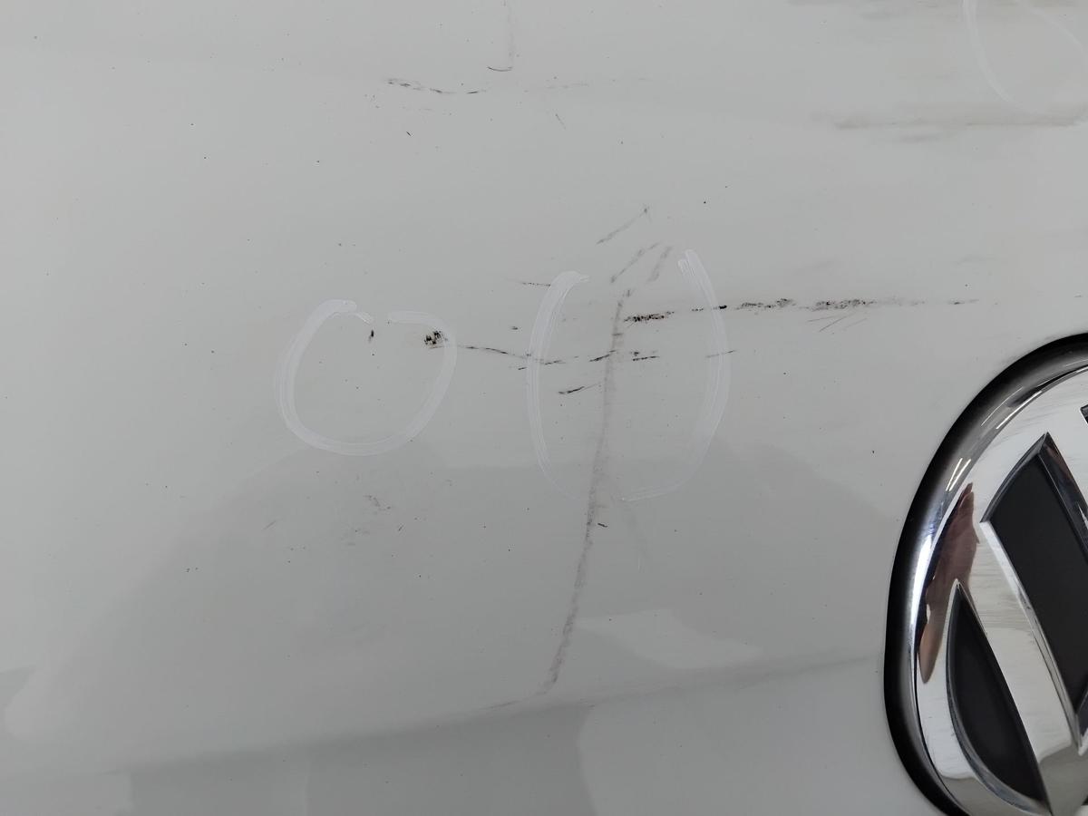VW Golf 7 Facelift Heckklappe LC9A pure white mit Heckscheibe Flie&szlig;heck BJ2019