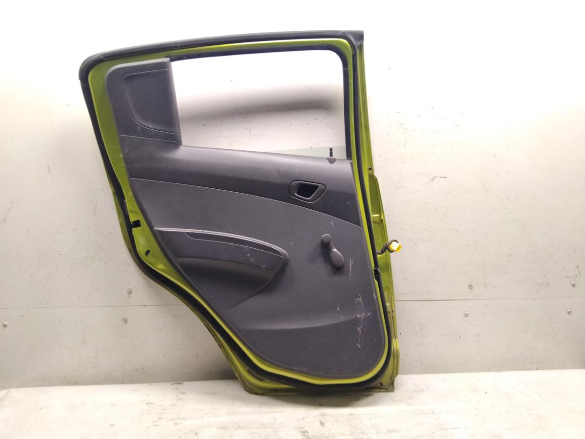 Chevrolet Spark M300 original T&uuml;r hinten links Gr&uuml;nmetallic GJT BJ2012