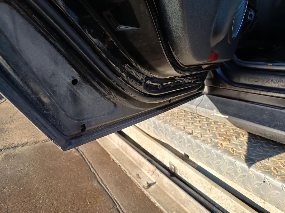 Mercedes W245 Mopf original T&uuml;r hinten links Fond schwarz &uuml;berlackiert Bj 2011