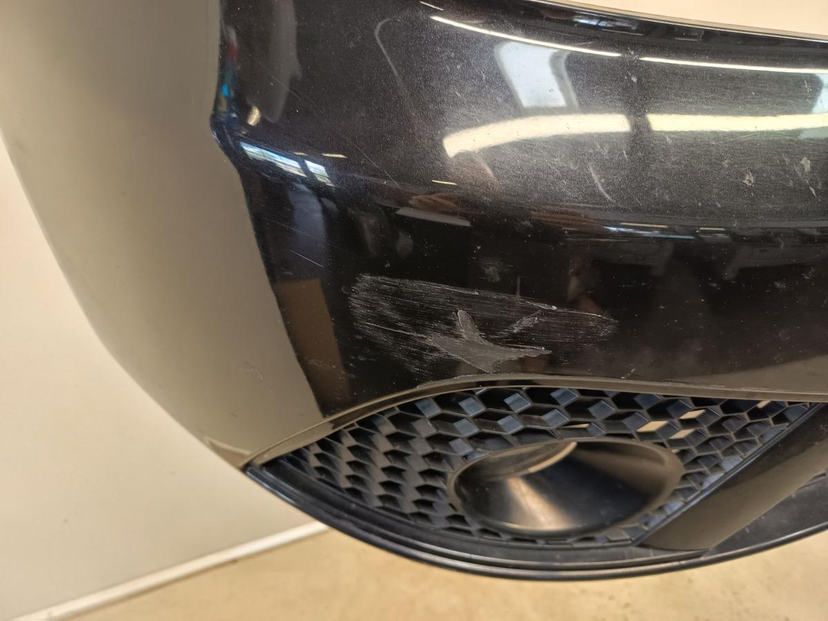 Seat Ibiza III Facelift original Sto&szlig;stange F&auml;nger vorn Front C9Z Magicoschwarz