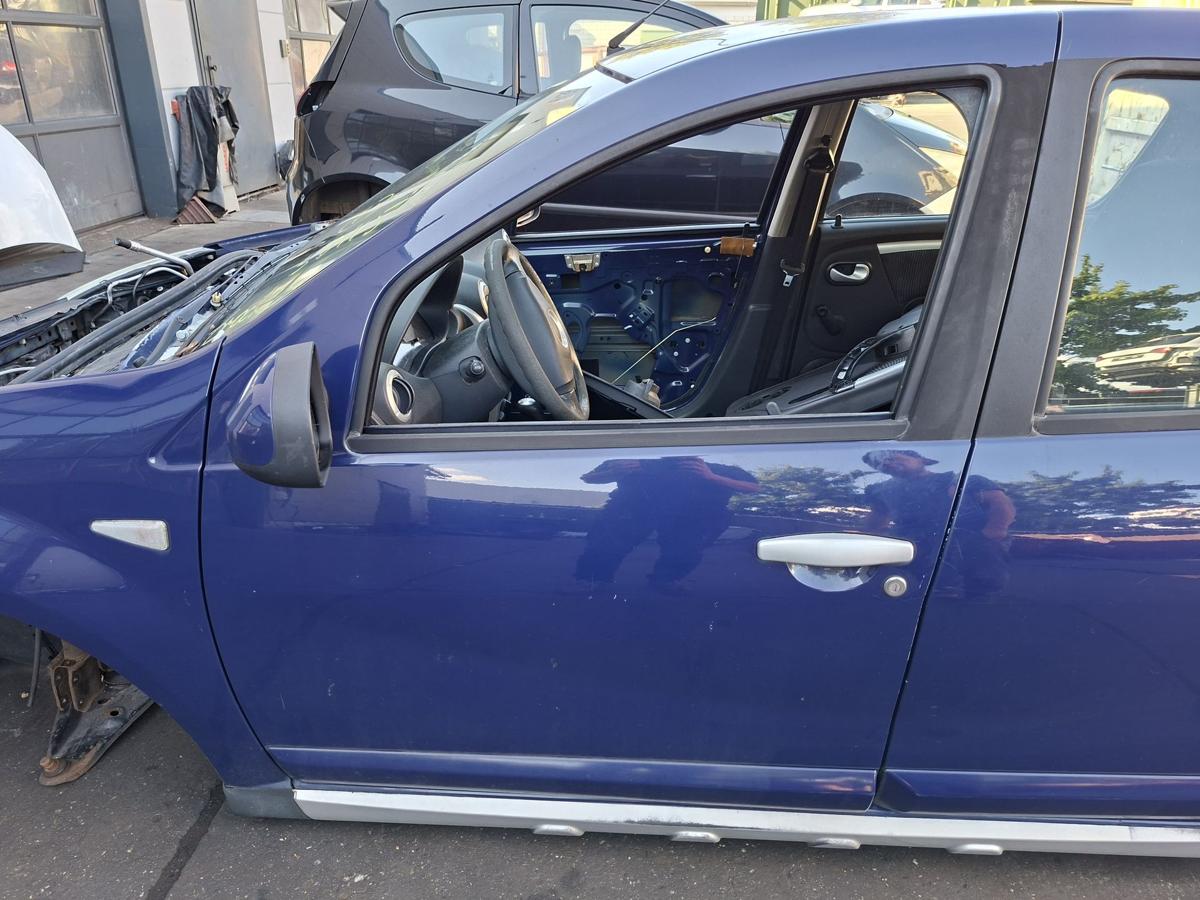 Dacia Sandero original Tür vorn links EZ 2010 OV61H-Blue Marine