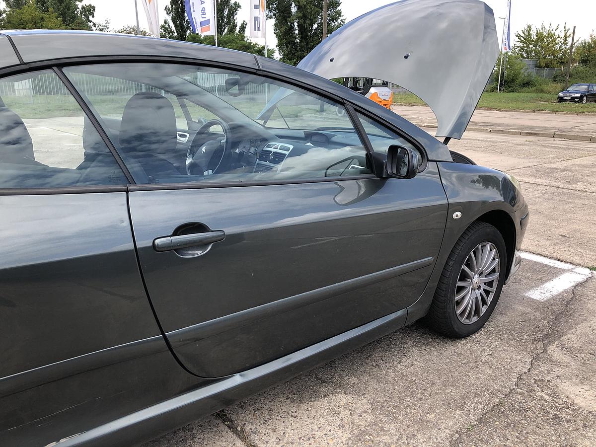 Peugeot 307CC Tür rechts Befahrertür EZQ Manitoba Grau