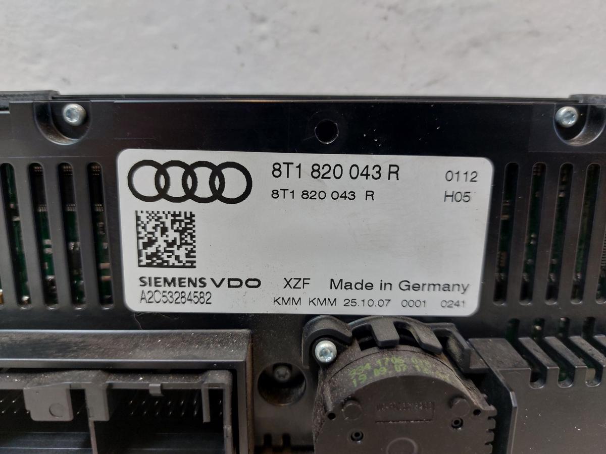 Audi A5 8T Coupe Klimabedienteil Heizungsregulierung Klimaautomatik OEM