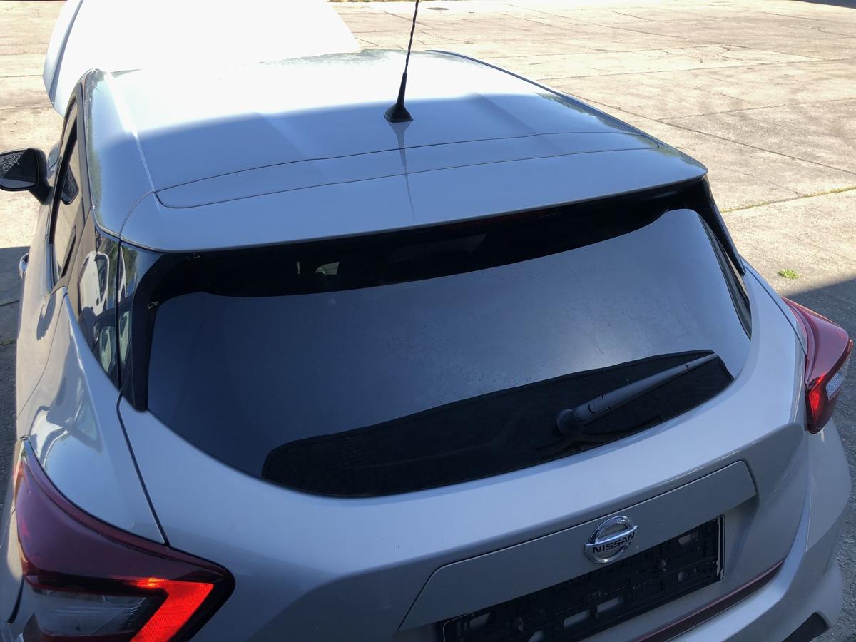 Nissan Micra K14 Heckklappe Kofferklappe Heckdeckel KNV Warm Silver Met Scheibe