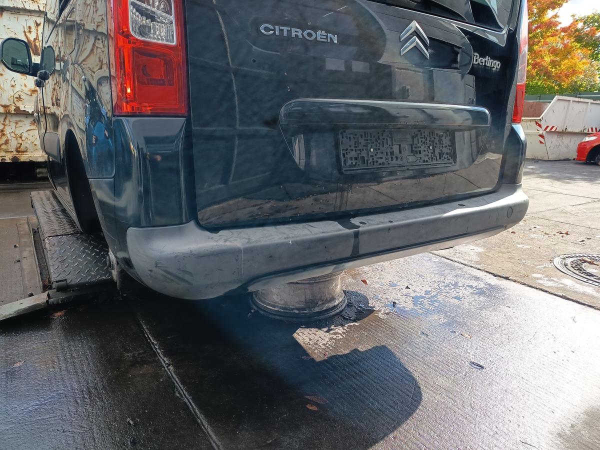 Citroen Berlingo II B9 orig Stoßstange hinten Stoßfänger EXY Schwarz bis Bj 2012 Citroen Berlingo II B9 orig Stoßstange hinten Stoßfänger EXY Schwarz bis Bj 2012