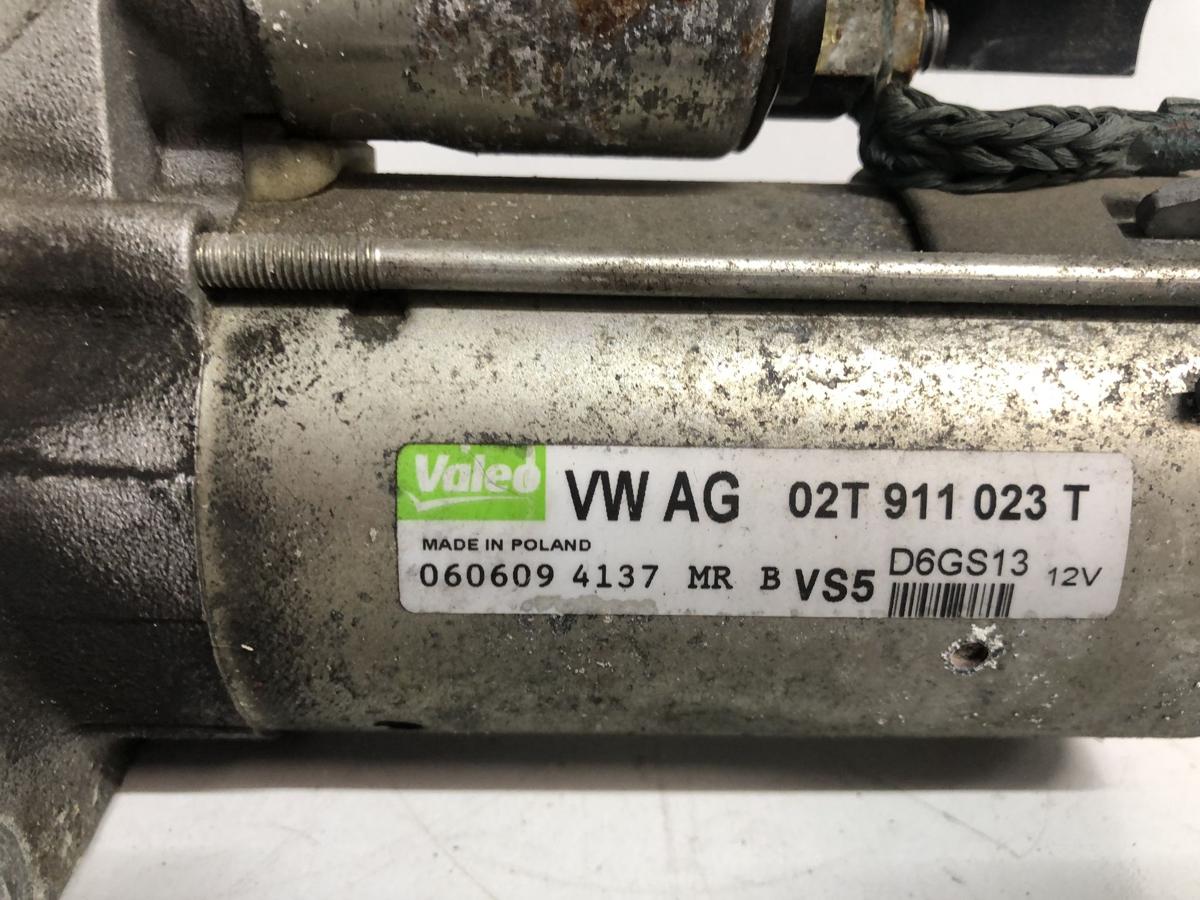 Golf Plus 5M original Anlasser Starter Valeo 02T911023T Bj 2009