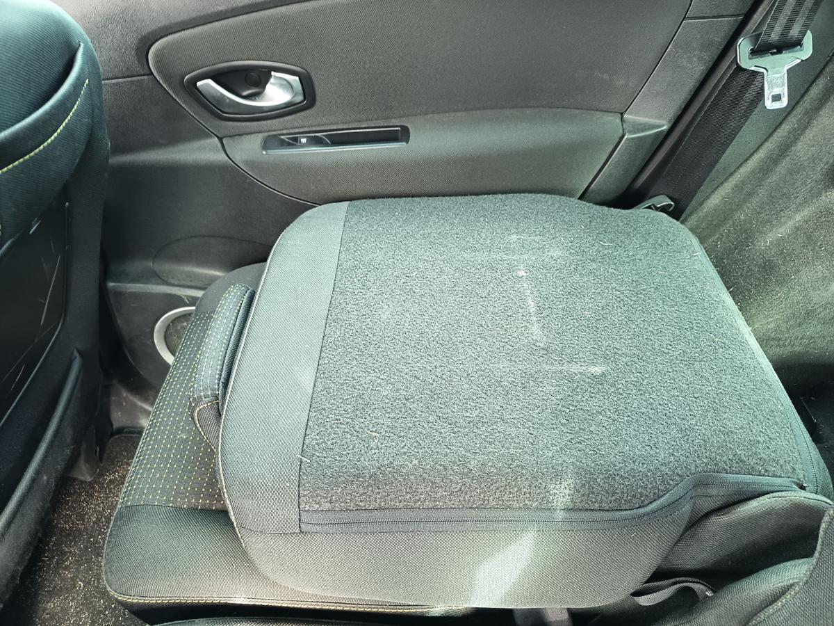Renault Grand Scenic 3 original R&uuml;cksitz rechts Reihe 2 Stoff grau Bj 2009