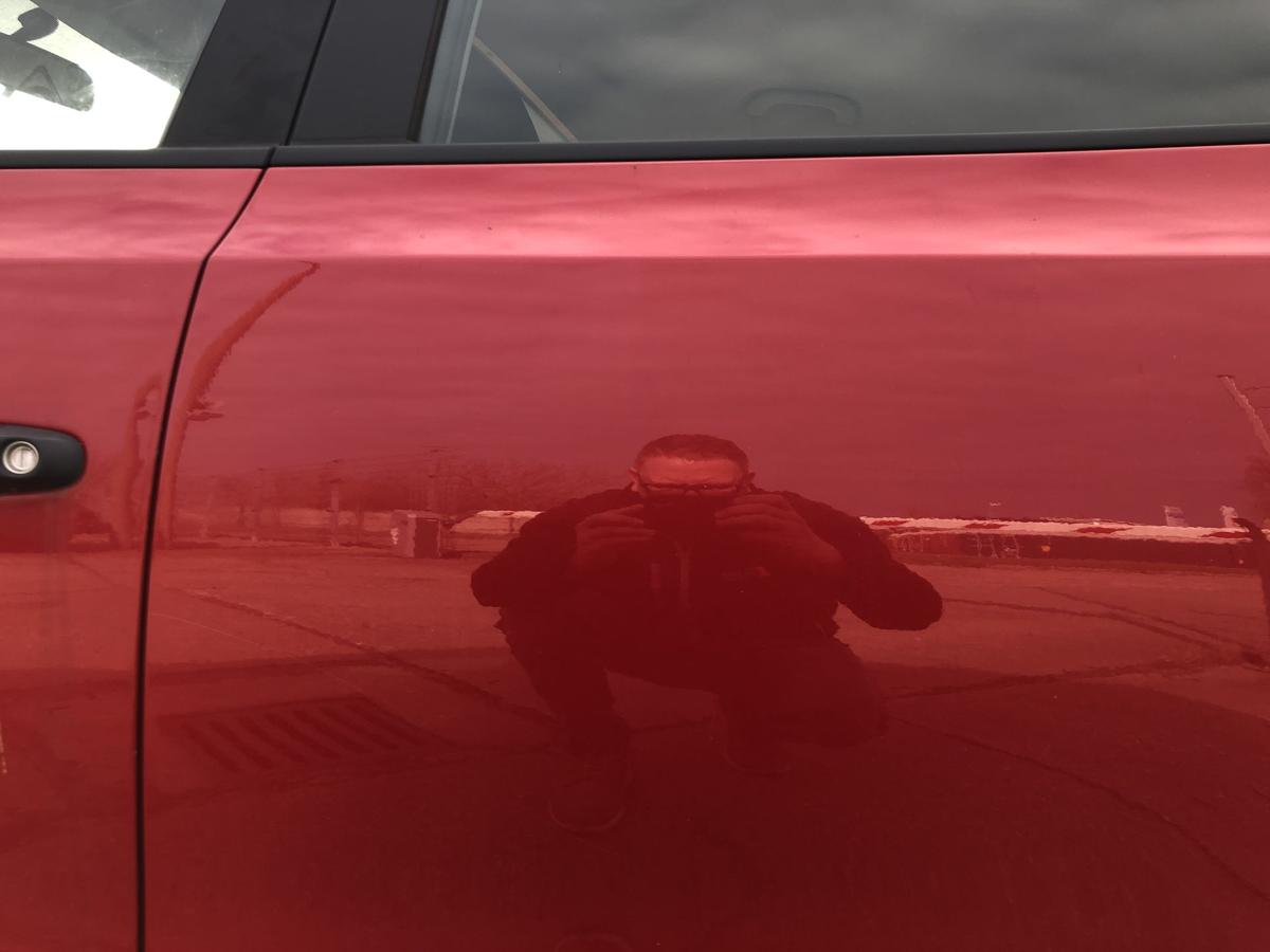 Hyundai i30 FD T&uuml;r hinten links Fondt&uuml;r 5 t&uuml;rer Roh JA Shine Red Produktion CZ