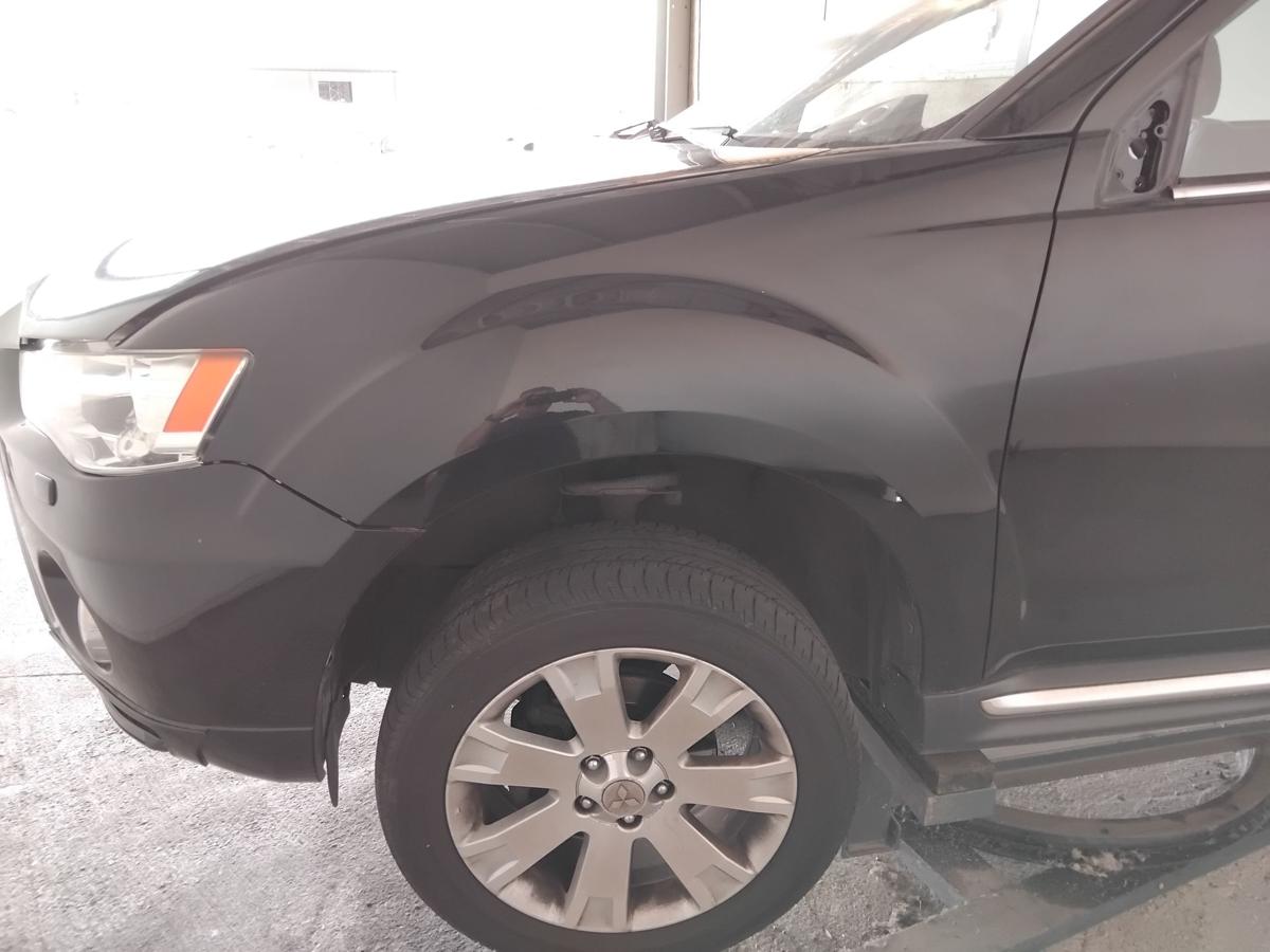 Mitsubishi Outlander 2 CW Facelift orig Kotfl&uuml;gel vorn links BJ2010 X42 amethyst black