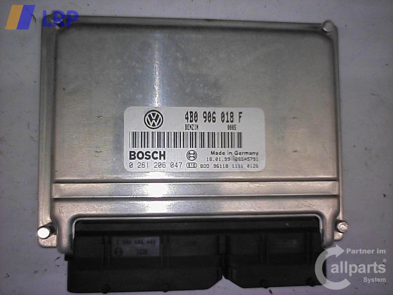 Volkswagen VW Passat 3B BJ 1999,Motorsteuergerät,Steuergerät Motor,4B0906018F,0261206047